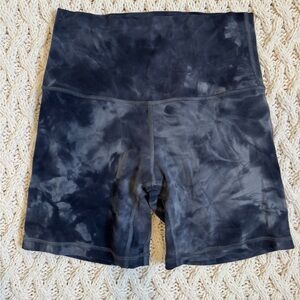 lululemon athletica align tie-dye shorts